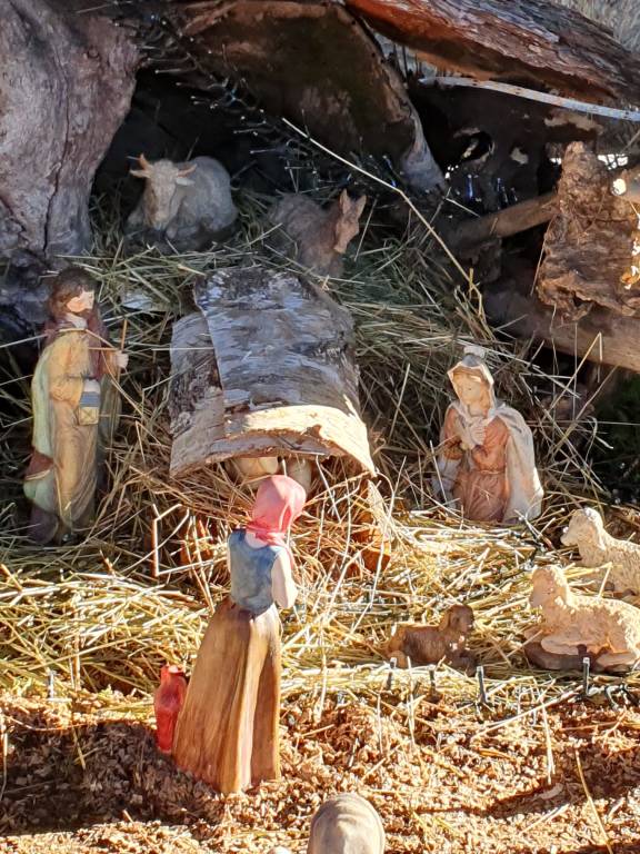 Il presepe nel lavatoio di Montegrino Valtravaglia