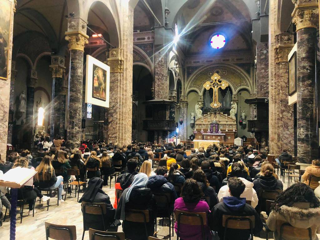 Don Claudio Burgio incontra gli studenti delle Melzi di Legnano