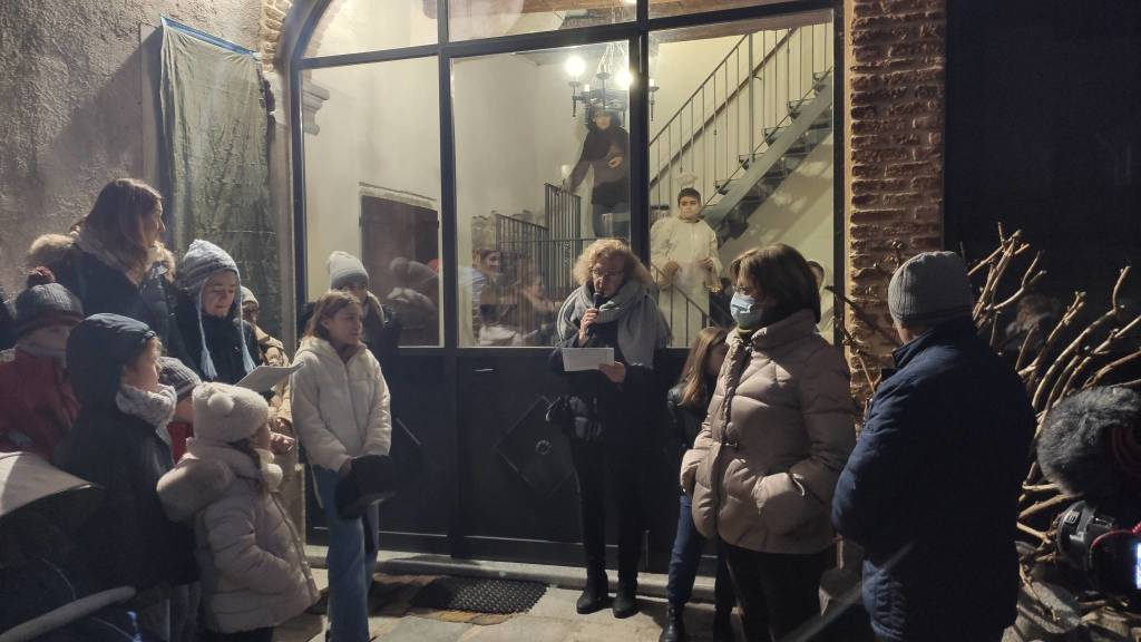 Il presepe vivente a Comabbio