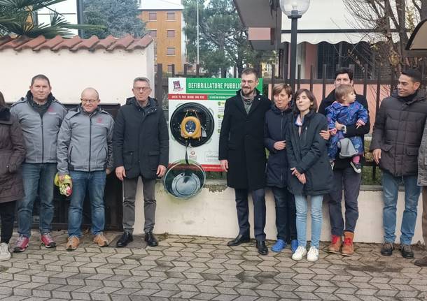 Inaugurato in via Verga 26 a Legnano un nuovo Dae h24