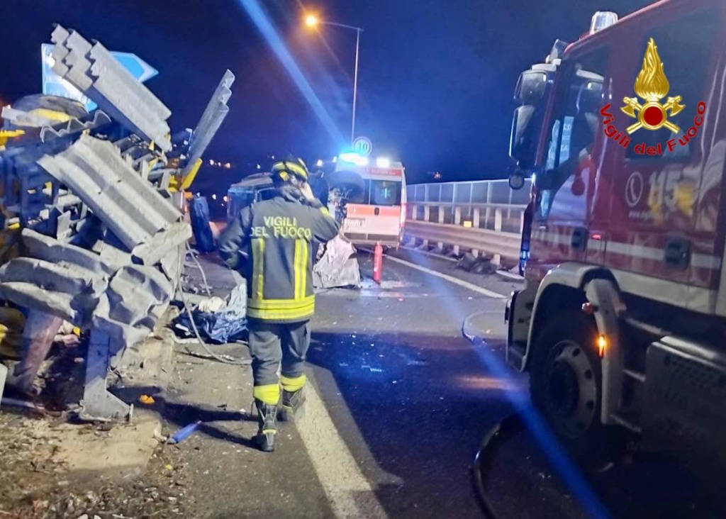 Incidente Tangenziale Est Varese - 30 dicembre 2022