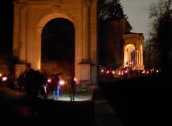 La fiaccolata al Sacro Monte