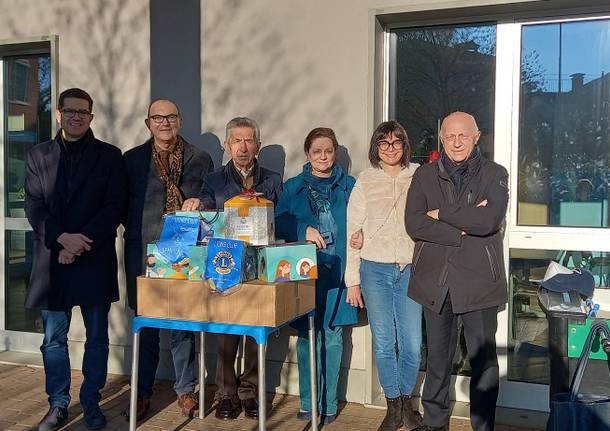 Lions Club Rescaldina Sempione in visita alle realtà del sociale per Natale