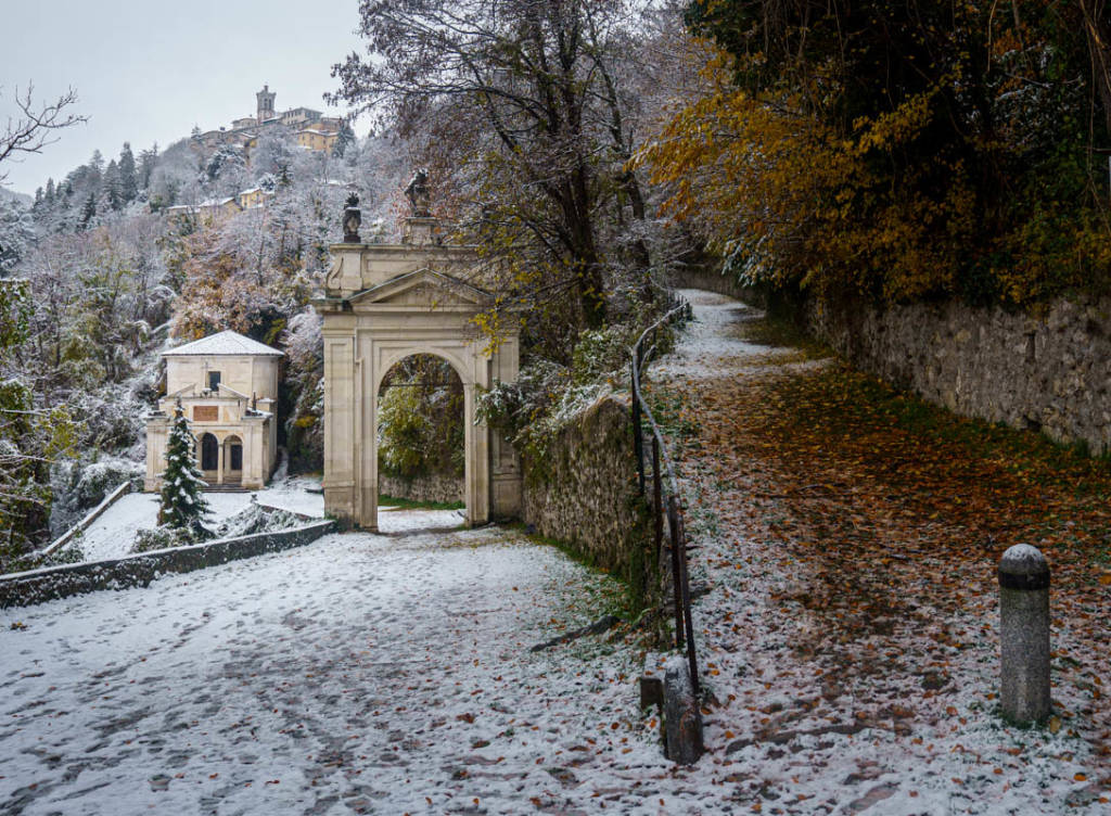 neve al Sacro Monte 9dicembre - foto di Fabio Calanca