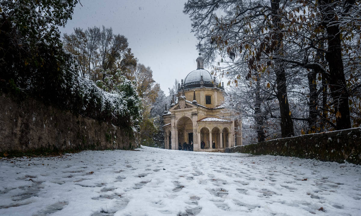 neve al Sacro Monte 9dicembre - foto di Fabio Calanca
