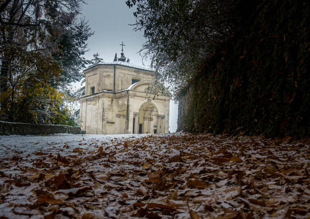 neve al Sacro Monte 9dicembre - foto di Fabio Calanca