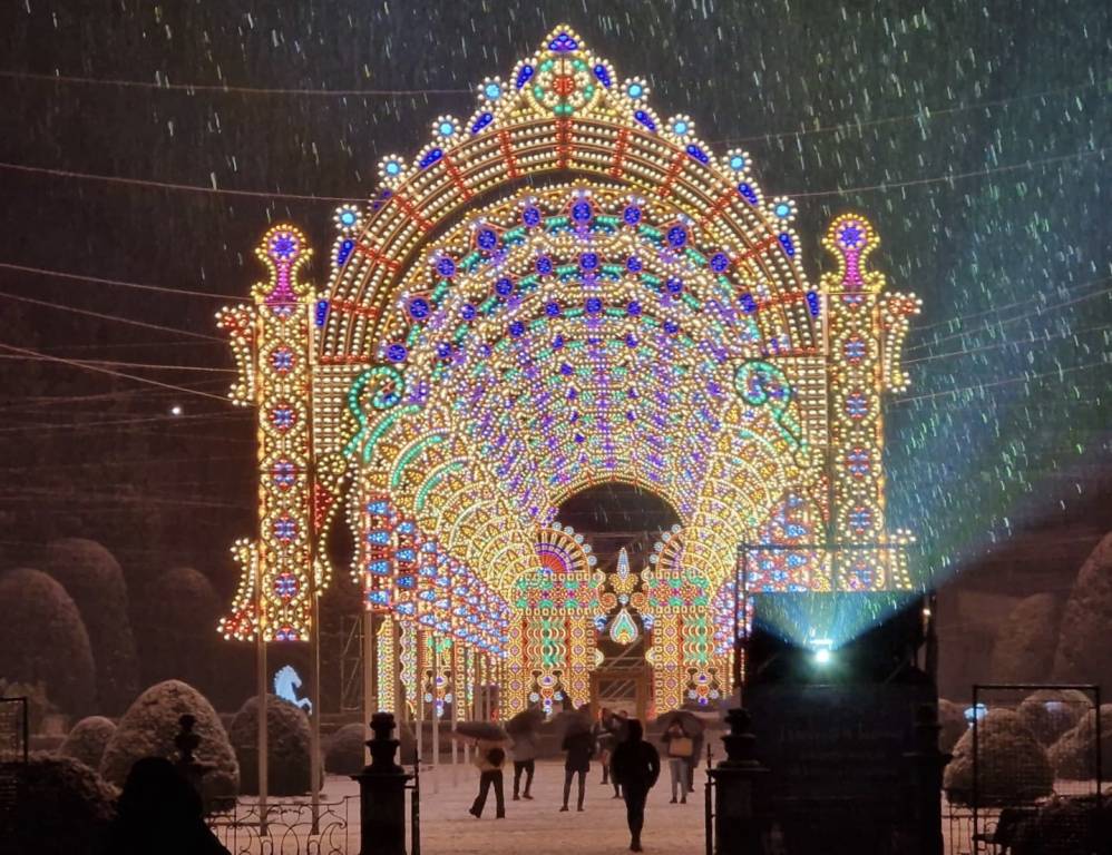 Neve in centro a Varese