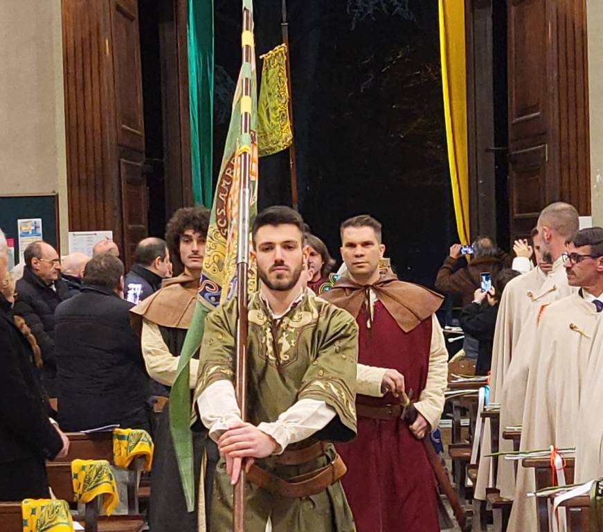 Palio di Legnano - Investitura religiosa della reggenza della contrada Sant'Ambrogio