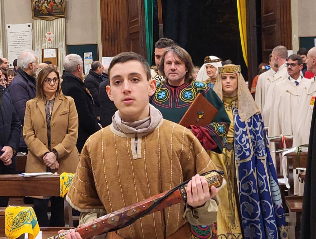 Palio di Legnano - Investitura religiosa della reggenza della contrada Sant'Ambrogio