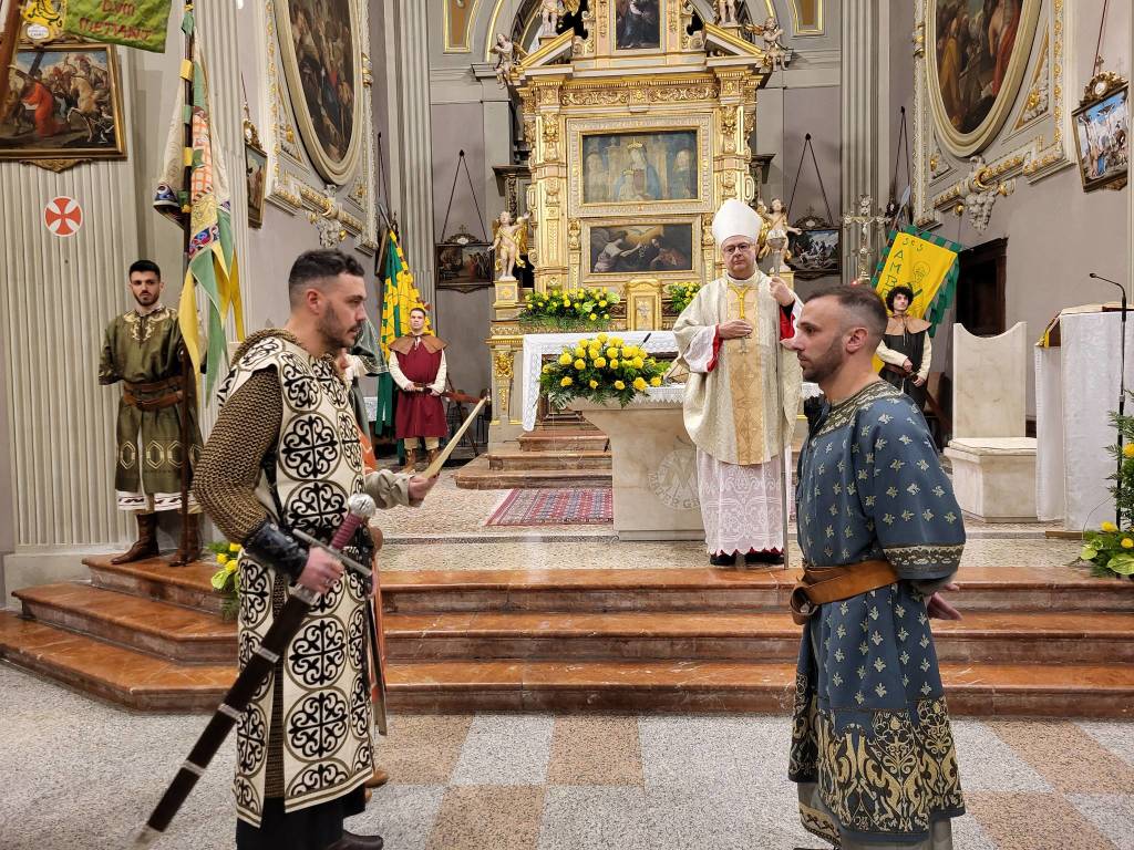 Palio di Legnano - Investitura religiosa della reggenza della contrada Sant'Ambrogio