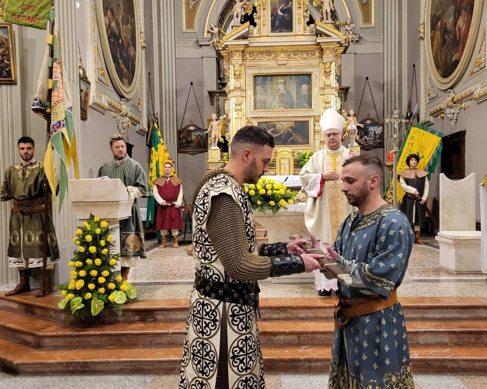 Palio di Legnano - Investitura religiosa della reggenza della contrada Sant'Ambrogio