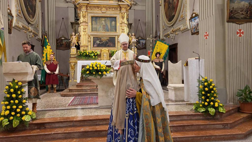 Palio di Legnano - Investitura religiosa della reggenza della contrada Sant'Ambrogio