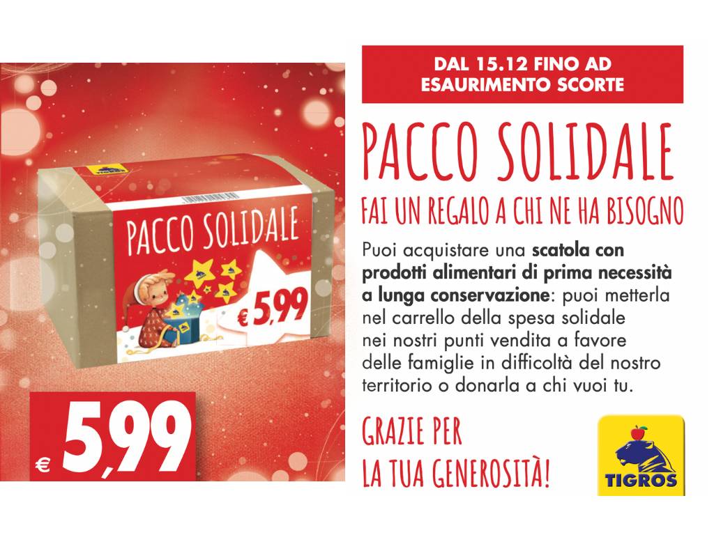 Sorprese TIGROS dal 12 al 18 dicembre