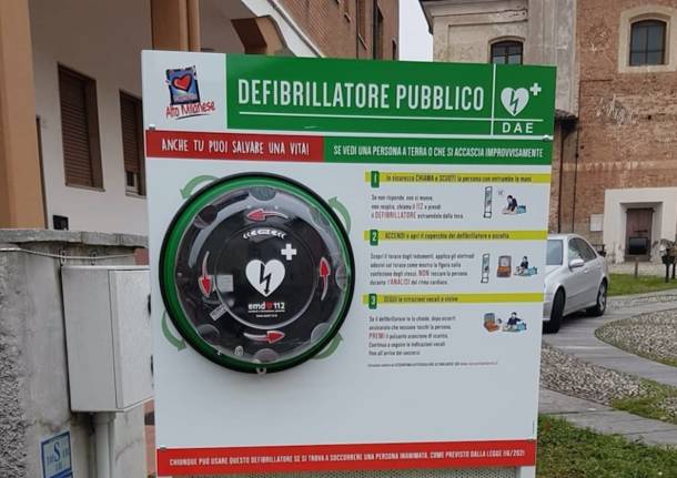 Tre nuovi defibrillatori a Nerviano per ricordare Aurelio Capuzzi