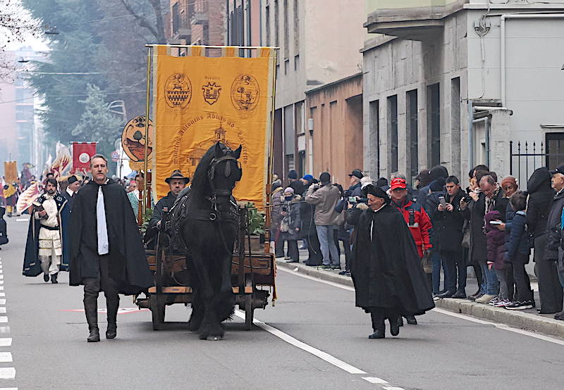 A Saronno sfilano in 500 per la rievocazione storica di Sant'Antonio