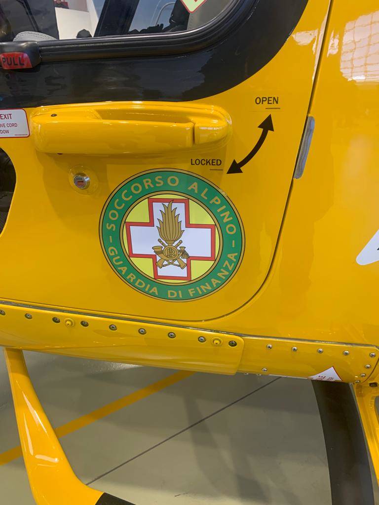 Alla sede Leonardo di Vergiate la consegna del primo Aw 169 Foc alla Guardia di Finanza