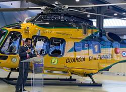 Alla sede Leonardo di Vergiate la consegna del primo Aw 169 Foc alla Guardia di Finanza