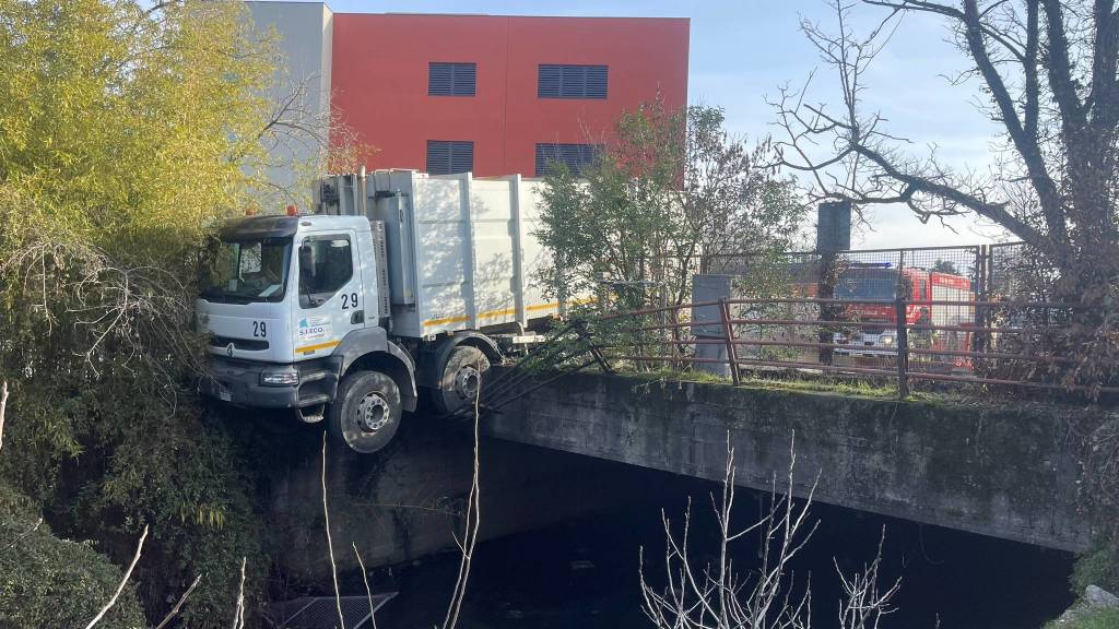 camion sieco incidente castellanza