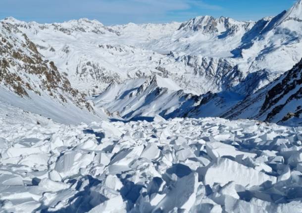 Le foto della valanga in Val Formazza
