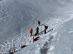 Esercitazione in Val Formazza per il Soccorso Alpino