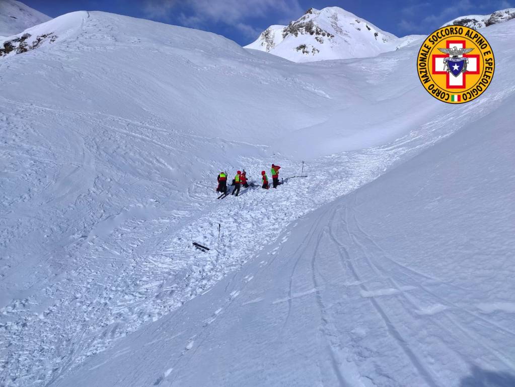 Esercitazione in Val Formazza per il Soccorso Alpino