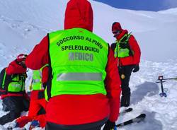 Esercitazione in Val Formazza per il Soccorso Alpino