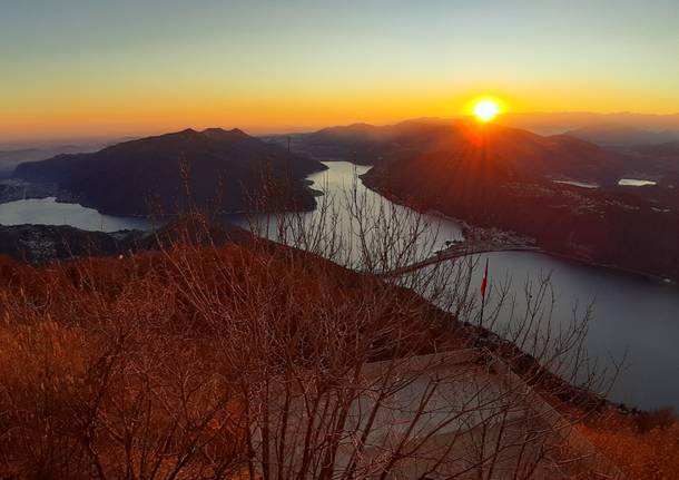 Tramonto sul Varesotto