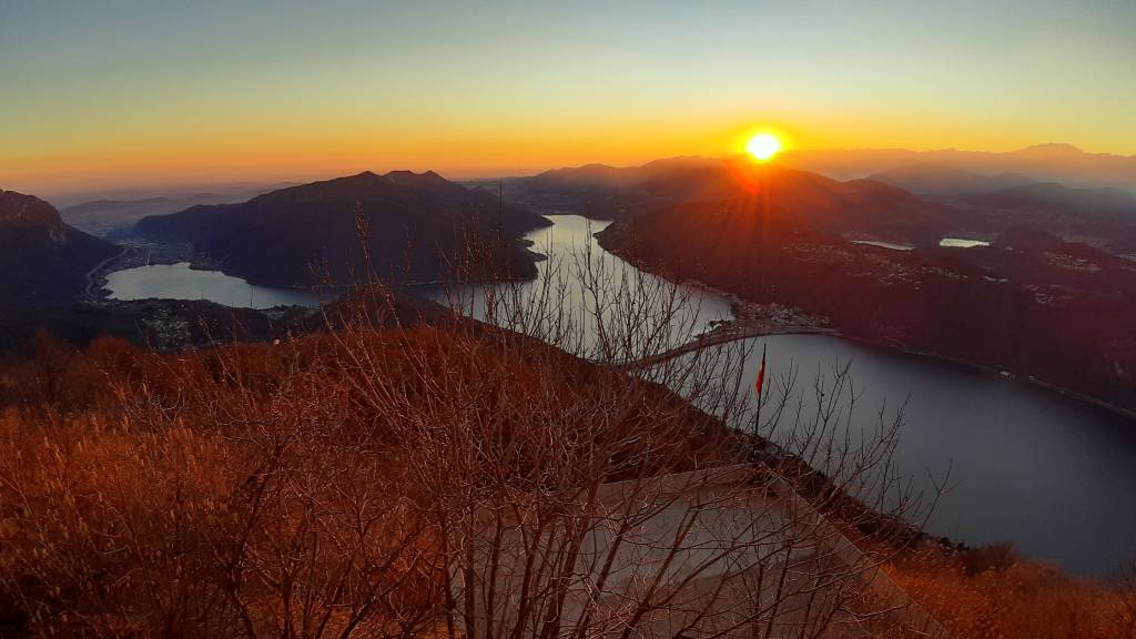 Tramonto sul Varesotto