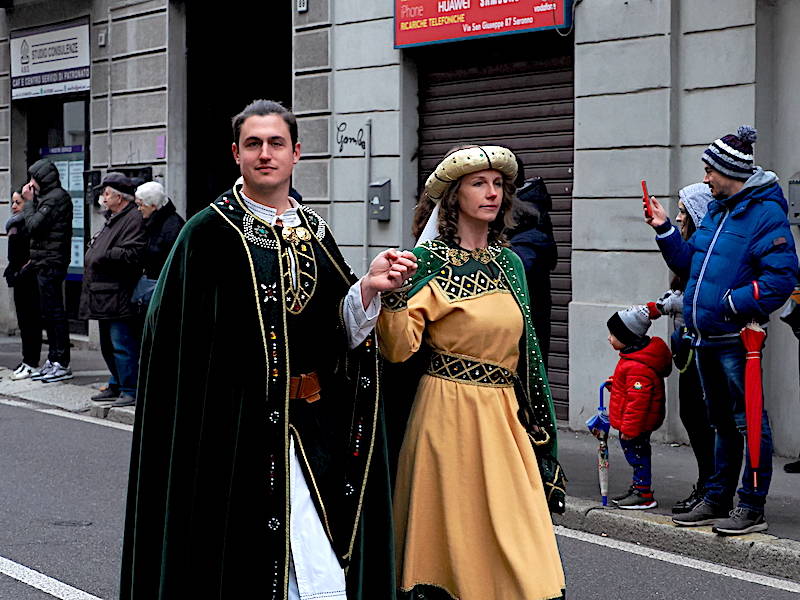 I volti della sfilata storica di sant'Antonio a Saronno