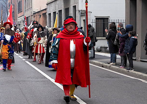 I volti della sfilata storica di sant’Antonio a Saronno