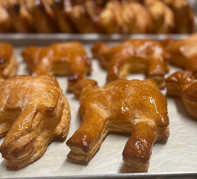 Il cammello di pasta sfoglia della pasticceria Dolcezze