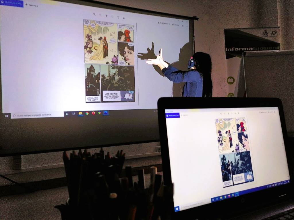 Il corso di disegno della Cooperativa L'Aquilone