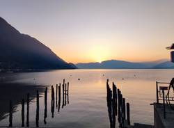 Il tramonto dorato a Caldè