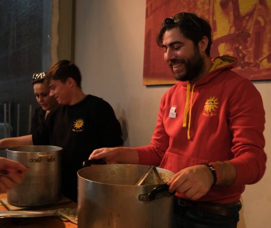 In contrada Legnarello il pranzo della Tradizione