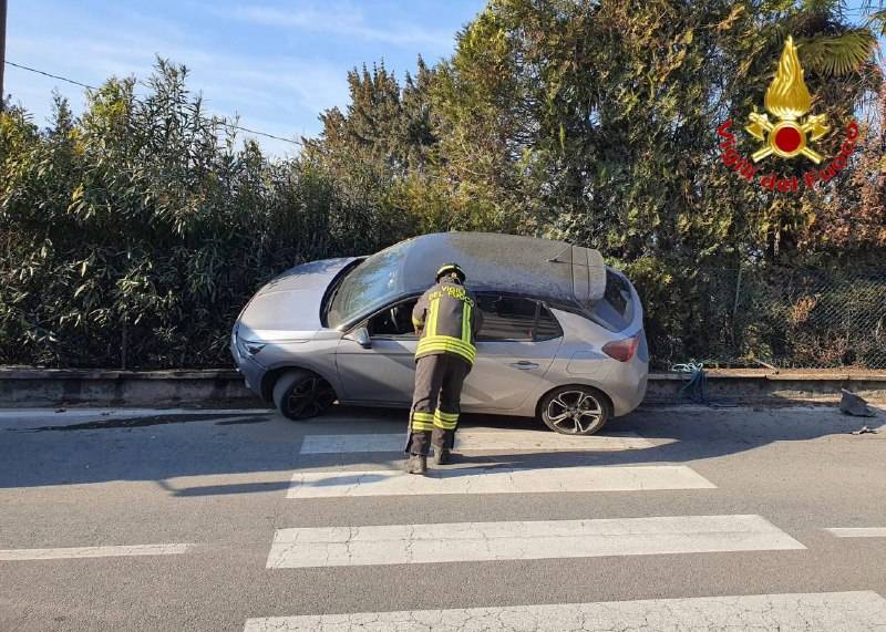 Incidente stradale a Luino