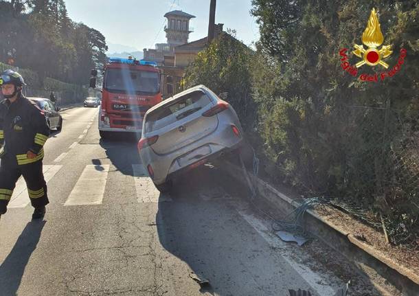 Incidente stradale a Luino