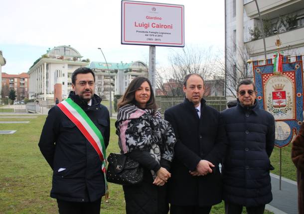 L'intitolazione a Luigi Caironi dell’area verde tra via Musazzi 