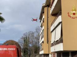 La frana a Creva di Luino