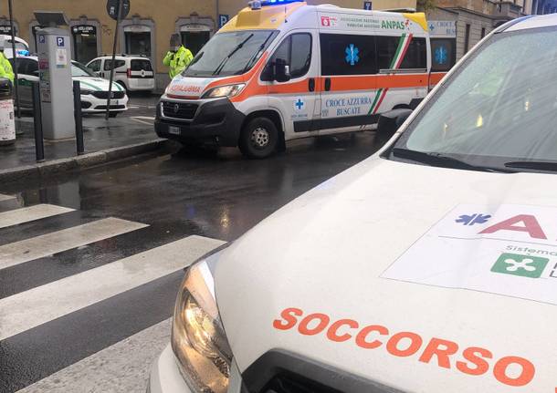 pedone investito in piazza carroccio a legnano