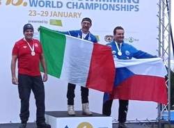 Simone Olivi campione del mondo di nuoto in acque gelide