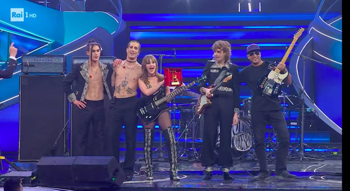 A Sanremo 2023 il concerto dei Maneskin