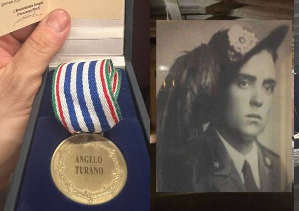 Angelo Turano, bersagliere deportato nel 1943, insignito della medaglia d'onore