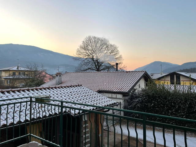 La timida nevicata del 6-7 febbraio