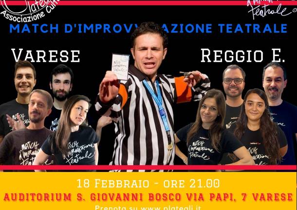 Match Varese vs Reggio E. - Continua il Campionato Amatori al Teatro San Giovanni Bosco di Varese