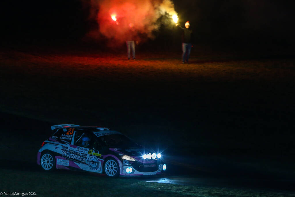 Rally dei Laghi 2023 - La PS1 all\'ippodromo di Varese