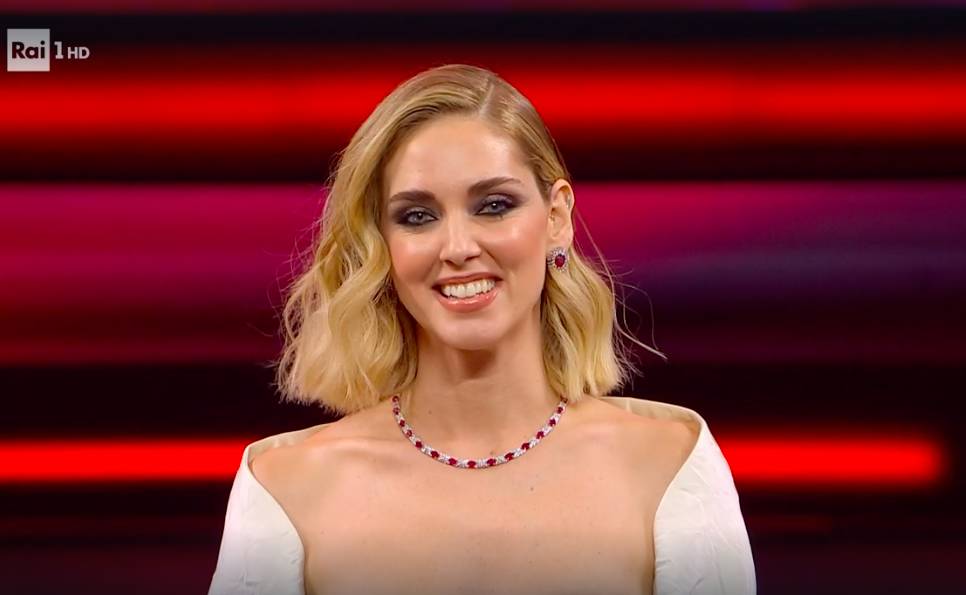 Chiara Ferragni a sanremo 2023