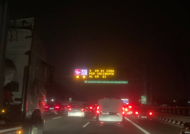 incidente autostrada