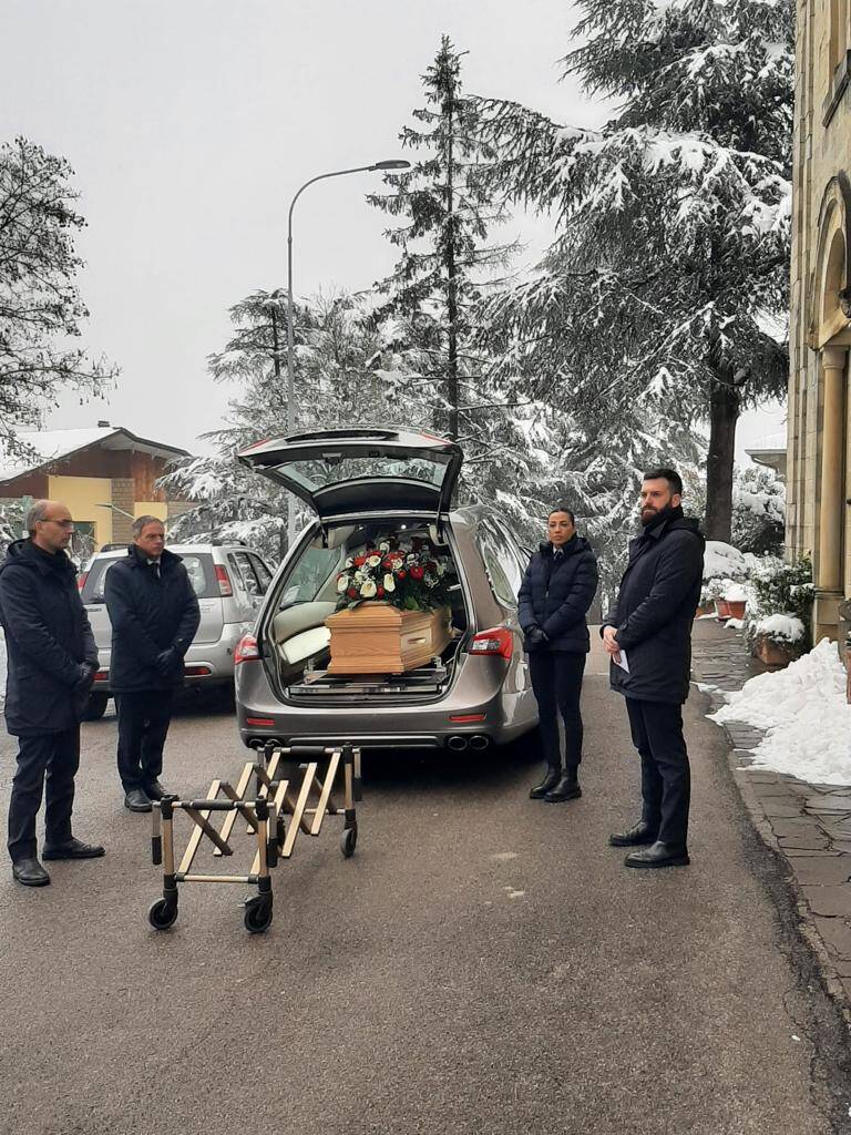 I funerali di Pierfausto Vedani