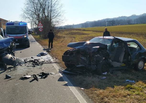 Incidente - frontale cureggio