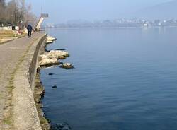 Lago di Varese in secca